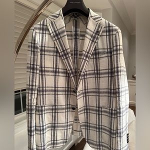 Tagliatore white and blue sport jacket